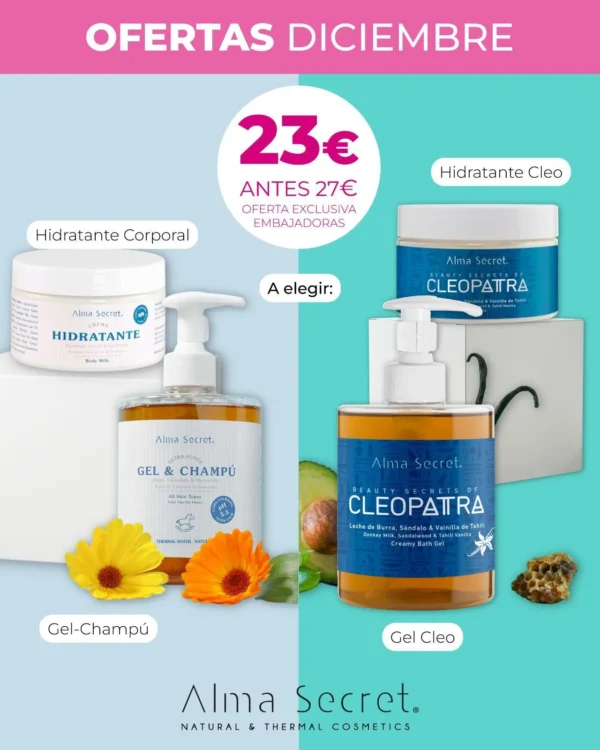 Pack Gel + Hidratante Corporal Cleopatra