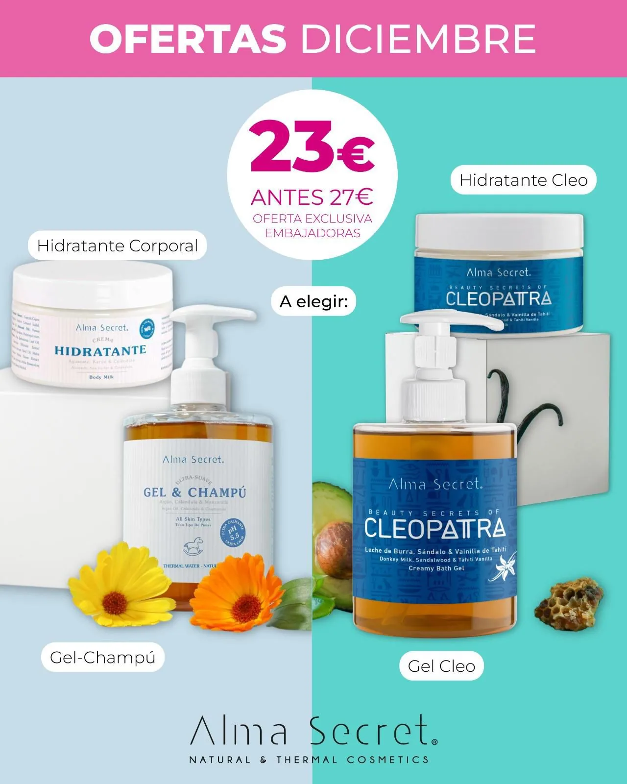 Ofertas de Diciembre Alma Secret