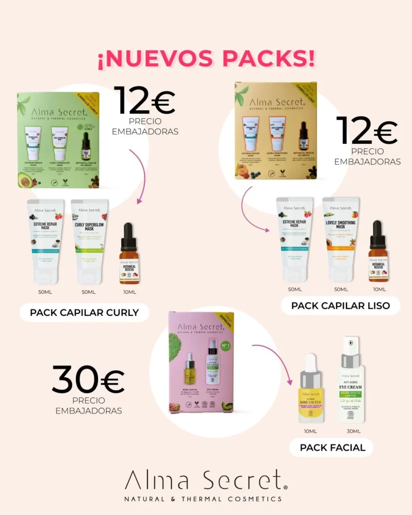 Nuevos Packs Alma Secret precio embajadoras