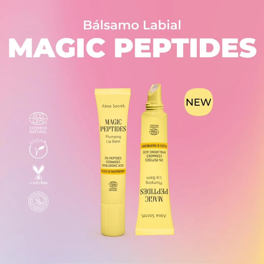 Bálsamo labial magic péptides Alma Secret