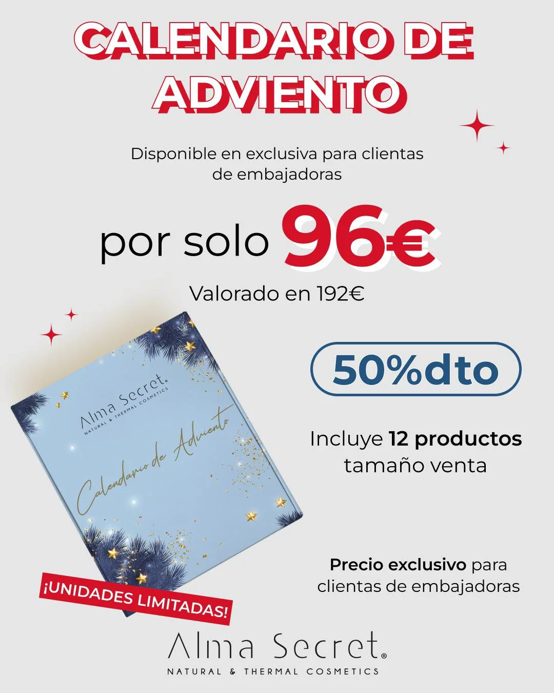 Calendario de adviento grande Alma Secret