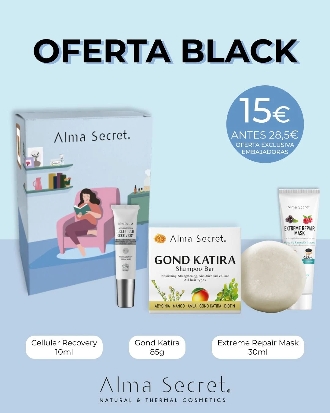 Limited Edition Box Oferta Black Alma Secret