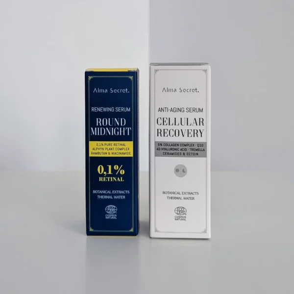 Pack inicio retinal con Sérum Round Midnight 0,1% y Cellular Recovery